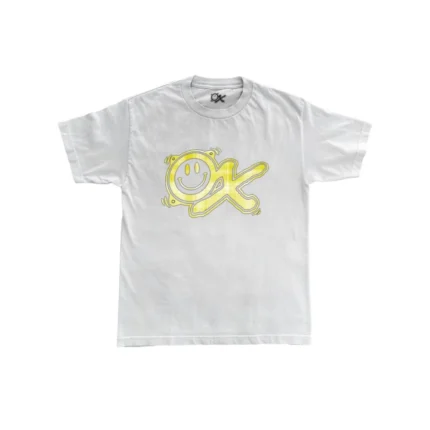 OX16 Plaid Smiley OX Tee (White Edition)